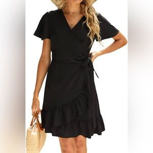 Black Wrap Dress